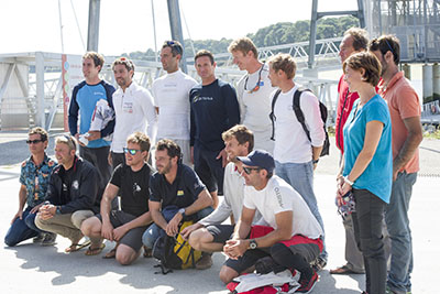 Les competiteurs skippers du Defi Azimut DSC 7172 web
