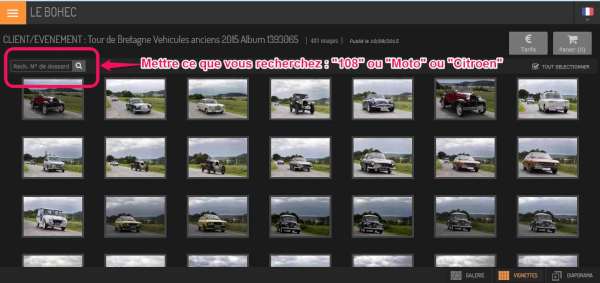 Galerie des photos